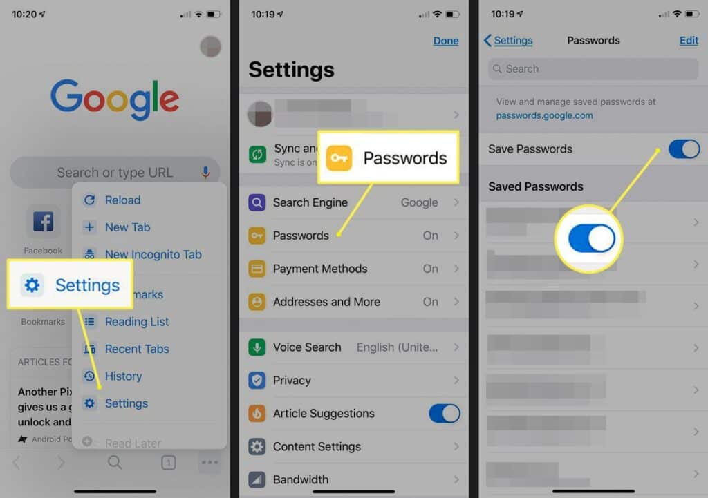จดจำรหัสผ่าน UFABET บน Google